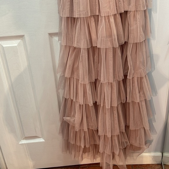 - NWT ANAYA WITH LOVE Halter Neck Tiered Maxi Dress Women’s Size 6 - Picture 15 of 17